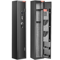 Gun Safe Rifle Safe with Digital Keypad & Lock for 3 Rifles and 4 Pistols