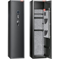 Gun Safe Rifle Safe with Digital Keypad & Lock 5 Rifles Storage Cabinet
