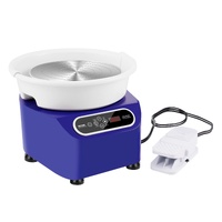 Pottery Wheel, 11 inch Pottery Forming Machine, 450W Electric Wheel for Pottery with Foot Pedal and LCD Touch Screen, Direct Drive Ceramic Wheel with 
