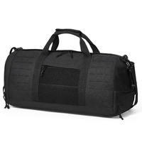 Tactical Duffle Bag 45L Gym Bag Duffle Molle Design & Shoe Compartment