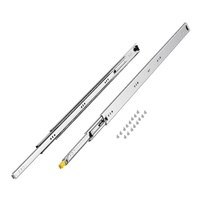 1 Pair 16-60 in Soft-Close Drawer Slides Ball Bearing Full Extension