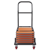 12 Chairs Folding Chair Storage Dolly Folding Chairs Rack Heavy Duty Iron
