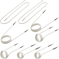 Induction Heater Inductor Coil Kits, Magnetic Mini Induction Heater Kit, Flameless Heat Accessories 8pcs, Heat Resistant Induction Heater Tool with Fl