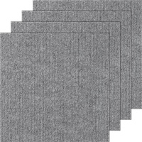 Carpet Tiles Peel and Stick, Squares Self Adhesive Carpet Floor Tile, Soft Padded Carpet Tiles, Easy Install DIY for Bedroom Living Room Indoor Outdoo