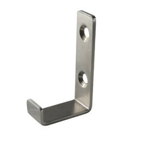 Satin SS Coat Hook Screw Fix 44mm Depth