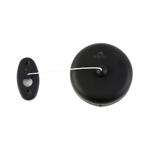 Retractable Single Clothesline - Black