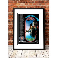 The Angels (Angel City) 'Face to Face' In Store Poster 1978- Framed A4