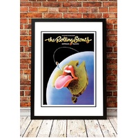 The Rolling Stones 'Australian Tour' Poster 1973 - Framed A2
