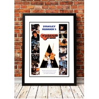 Clockwork Orange' Cult Movie Poster! - Framed A2