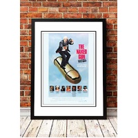 The Naked Gun' Cult Movie Poster! - Framed A4