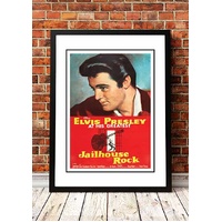 Elvis 'Jailhouse Rock' Framed Movie Poster! - Framed A4