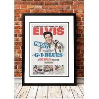 Elvis 'G.I. Blues' Framed Movie Poster! - Framed A4