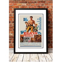Elvis 'Flaming Star' Framed Movie Poster! - Framed A4