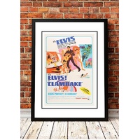 Elvis 'Clambake' Framed Movie Poster! - Framed A3