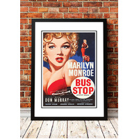 Marilyn Monroe ‘Bus Stop’ Framed Movie Poster! - Framed A4