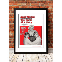 Marilyn Monroe ‘Some Like It Hot’ Framed Movie Poster! - Framed A3
