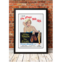 Marilyn Monroe ‘The Seven Year Itch’ Framed Movie Poster! - Framed A2