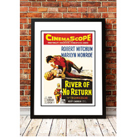 Marilyn Monroe ‘River of No Return’ Framed Movie Poster! - Framed A2