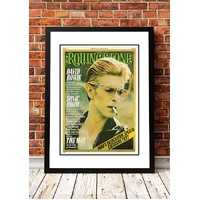 David Bowie' Rolling Stone Magazine Cover! - Framed A3