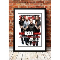 Metallica' Rolling Stone Magazine Cover! - Framed A4