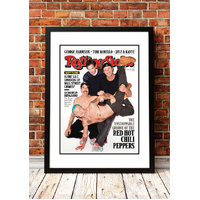 Red Hot Chili Peppers' Rolling Stone Magazine Cover! - Framed A4