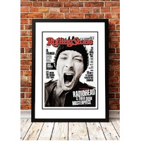 Radiohead' Rolling Stone Magazine Cover! - Framed A4