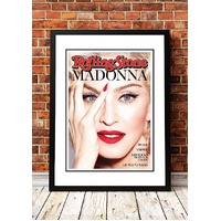 Madonna' Rolling Stone Magazine Cover! - Framed A3