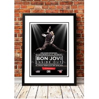 Bon Jovi ‘Inside Out’ Movie Poster 2012 - Framed A2