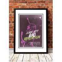 Joan Jett ‘Bad Reputation’ Movie Poster 2018 - Framed A3