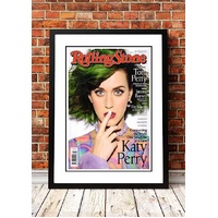 Katy Perry ‘Rolling Stone Magazine’ Cover Poster 2014 - Framed A3