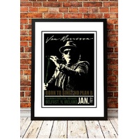 Van Morrison ‘Holywood’ Belfast, UK Concert Poster 2014 - Framed A2