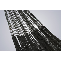 Outdoor undercover cotton Mayan Legacy hammock King size Black