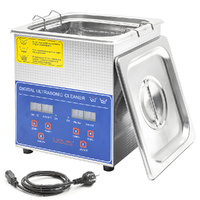 2L Ultrasonic Cleaner Lab-Grade Stainless Steel Ultrasonic Cleaning Machine Digital Heating Timer and Basket for Home and Commercial Jewellery Eyeglas