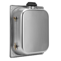 8L Petrol Fuel Tank Stainless Steel Diesel Fuel Tank Portable Diesel Container Backup Petrol Storage Tank For Truck Van External Fuel Tank