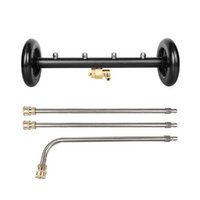 Alston Pressure Water Spray Car Undercarriage Cleaner Washer Max 4000PSI Chassis Washer Surface Cleaner 1/4 Quick Connector with Wands for Car Ground 