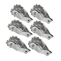 50 Pack Inline Cliplock Wire Strainer Aluminum Alloy Heavy Duty Wire Ratchet Tensioner for Electric Fence