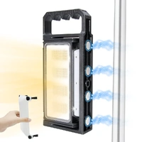 Magnetic LED Work Light 8000mAh Rechargeable 1700 Lumens 320 LED 360 Rotating Waterproof Type C with Digital Display Red Warning for Car Repair Job Si