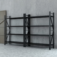 Giantz 4Mx2.4M Garage Shelving Warehouse Rack Black