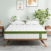 BedStory Queen 30cm Hybrid Mattress Cooling Gel Memory Foam 5 Zone Pocket Spring Bed Temperature Regulating