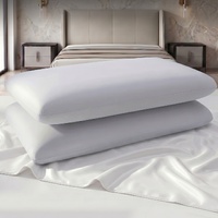 ROOMSENSE Cooling Memory Foam Pillows for Sleeping, Anti-Clumping Solid Core Bed Pillows for Hot Sleepers, Supportive Side Sleeper Pillow, Washable Co