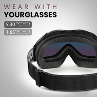 OutdoorMaster OTG Ski Goggles - Over Glasses Ski/Snowboard Goggles for Men, Women & Youth - 100% UV Protection-OM-5