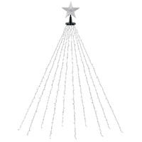 Jingle Jollys 2.5M Christmas Lights Waterfall String Light 300 LED Star Topper