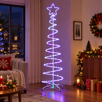 Jingle Jollys Christmas Lights 188cm Tree 288 LED Decorations