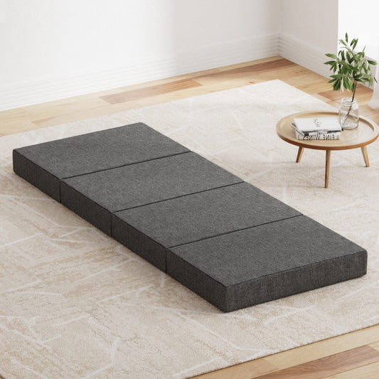 Giselle Bedding Foldable Mattress Folding Foam Single Grey