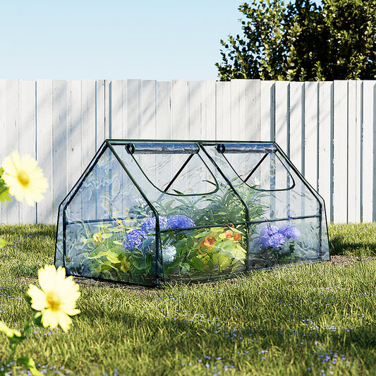 Green Fingers Greenhouse 1.8x0.9x0.9M Mini Green House Raised Garden Bed Planter Box