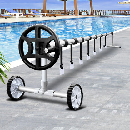 Aquabuddy Pool Cover Roller 4m Adjustable Swimming Pool Solar Blanket Reel