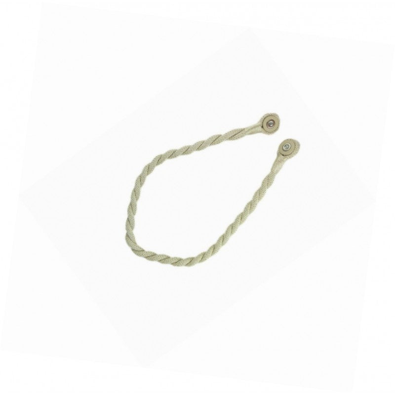 Magnetic weaved rope tieback Beige