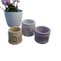 Ancient architecture succulent planters x 3
