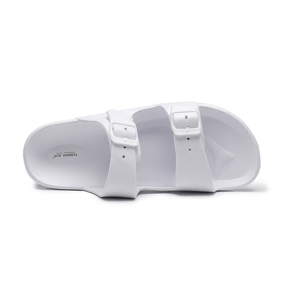 UNISEX BEACH SLIDES 0099 - MEN - White / AUS Ladies9.5/Men7.5/EU41/25.5cm