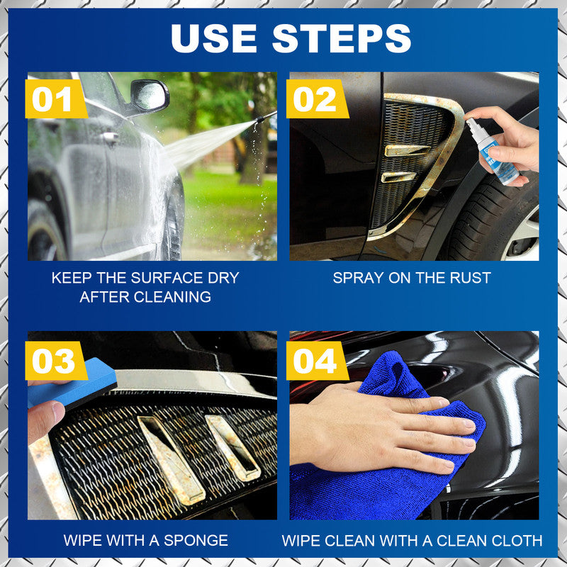 OUHOE car iron powder rust removal spray, rust inhibitor, car supplies, detergent, rust remover, cleaning supplies
